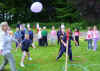 Ping-pong mit Luftballons